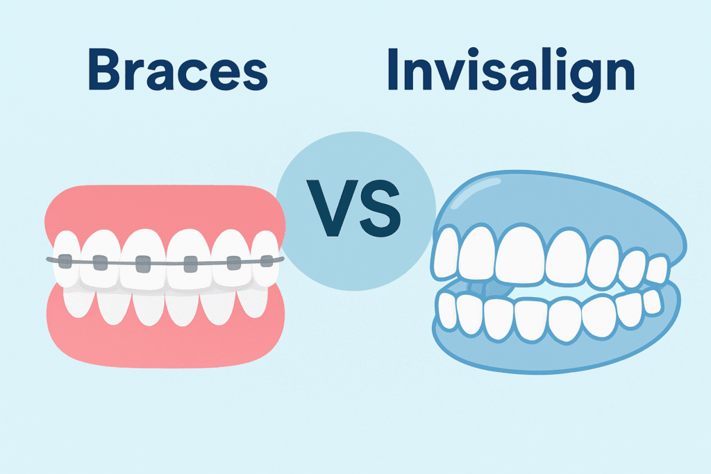 Braces vs Invisalign