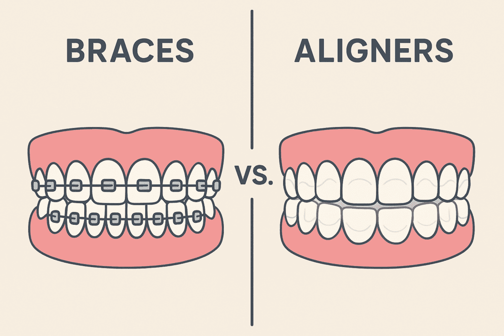 Braces vs. Aligners